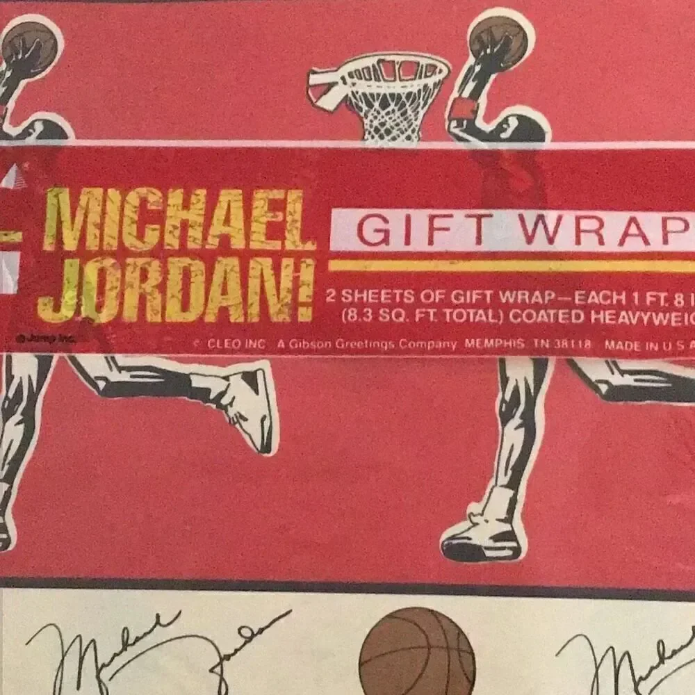 Michael Jordan, gift wrap packing